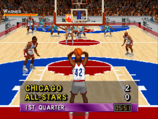 Slam n Jam 96 screenshot 3 for Playstation